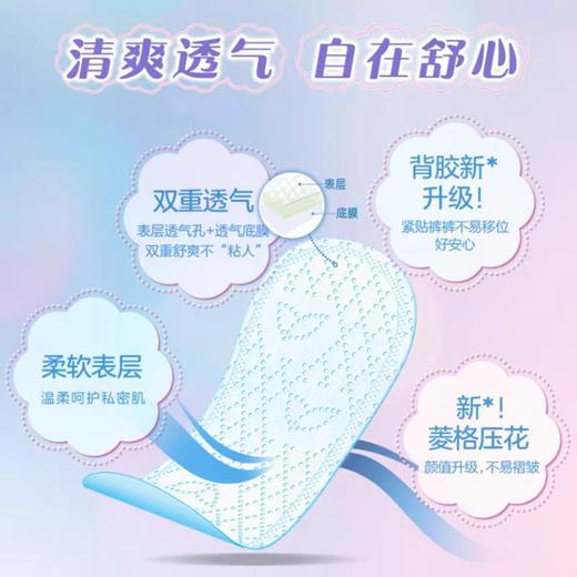 4楼Eubelle欧蓓 花王乐而雅清透自在护垫35片×2包 无香型卫生巾 活动价：19.9元 商品图1