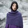 绽放/KSX002朵纯羊毛针织高领氛围感冬季披肩外搭小坎肩多色保暖 商品缩略图1