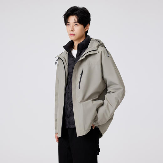gxg.jeans男装【男女同款】25冬三合一两件套可拆卸羽绒内胆运动羽绒服外套K&C 商品图1