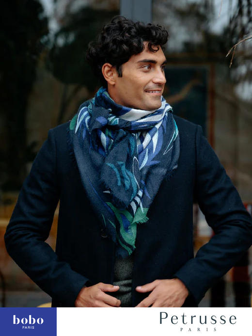 Petrusse 贝图丝 ISADORA 暮光羽纱 羊毛方巾 商品图2