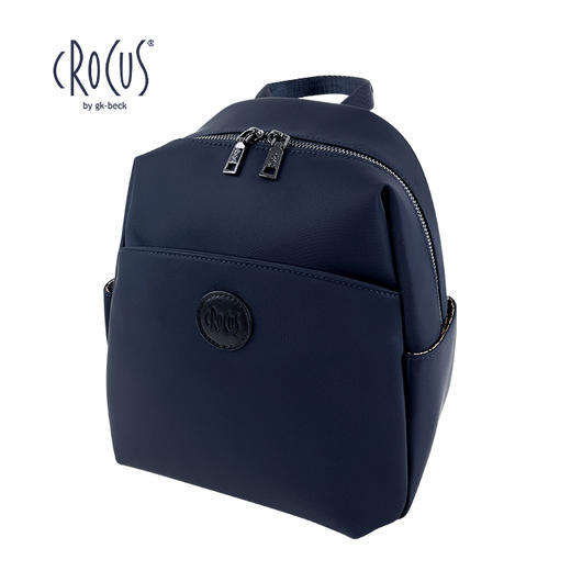 Crocus巴黎秀场限定暮色蓝双肩包 时尚轻便 简约大方 商品图5
