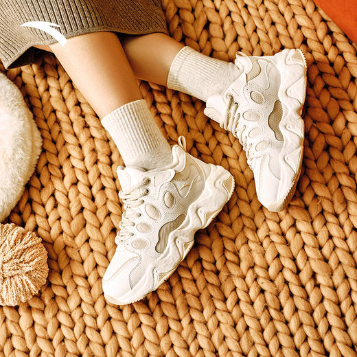 安踏熊猫鞋丨加绒加厚保暖棉鞋女鞋2025冬季新款运动鞋122548985 商品图1
