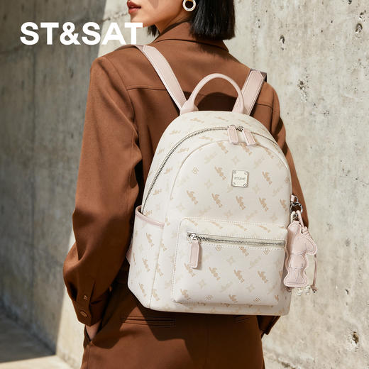 星期六休闲时尚通勤大容量双肩包SSD521A0HA 商品图5