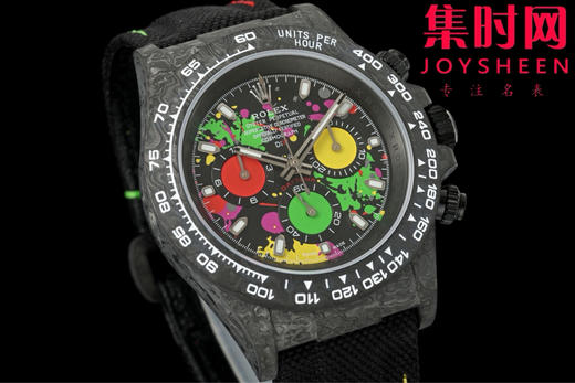 劳力士 DIW迪通拿碳纤维系列 改装迪通拿 新款颜色！重制版！丹东4801机 男士腕表 表径41mm 商品图1