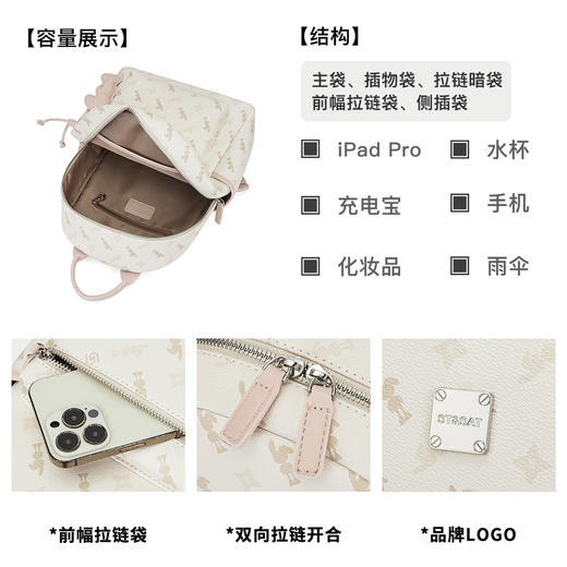 星期六休闲时尚通勤大容量双肩包SSD521A0HA 商品图10