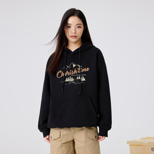 gxg.jeans男装2025秋款男士连帽卫衣宽松休闲百搭显瘦日常情侣款上衣外套K&C 商品图2