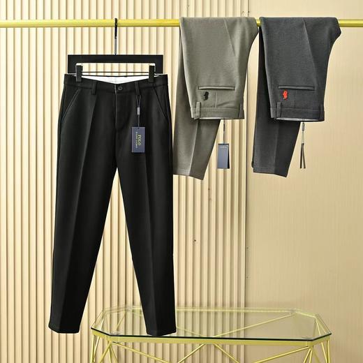 拉夫劳伦2025秋冬男士毛呢磨毛商务休闲西裤 商品图1
