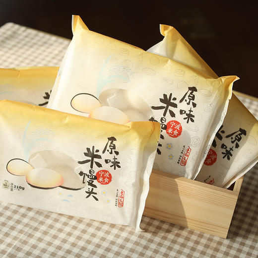 宁波原味米馒头 香甜绵软 糯叽叽 严选原料 水磨吊浆 商品图4