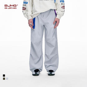BJHG不计后果伞兵工装裤裤子男裤秋冬潮牌美式休闲裤直筒宽松长裤