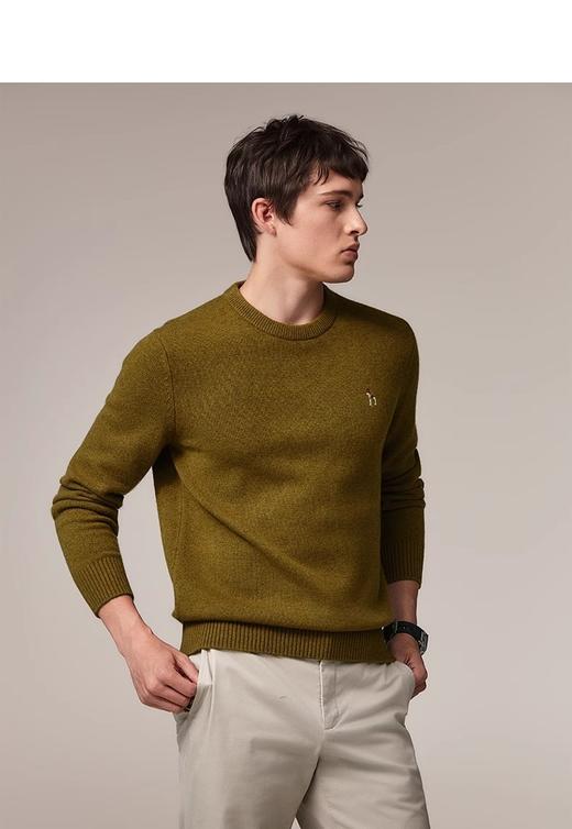 一店k （贸易公司订单！）25ss樶～新男款合集！皇冠狗针织衫太顶了！100%绵羊毛 25年秋冬新款圆领套头衫 商品图9