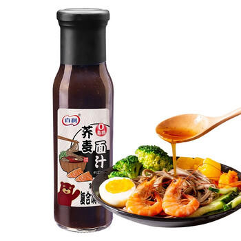 百利 0脂肪荞麦面汁 乌冬面挂面凉面调味汁面条蘸汁 250g /粮油调味 /调味品 /西式酱料 商品图4