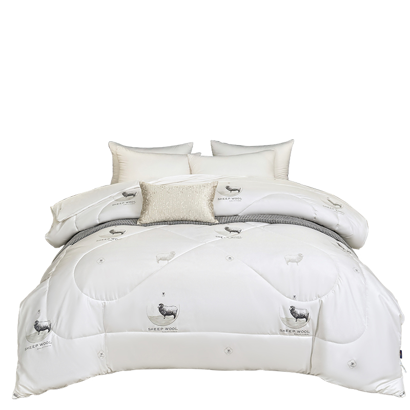 保罗大卫 鄂尔多斯绵柔优质羊毛被180*200cm