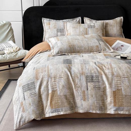 觅槿 新疆棉生态火山磨毛四件套 厚实耐磨 吸湿透气  多款可选 商品图2