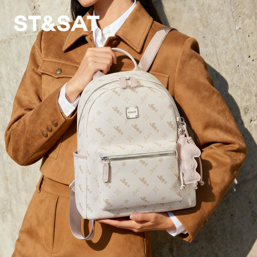 星期六休闲时尚通勤大容量双肩包SSD521A0HA 商品图6