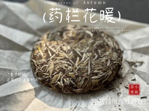 【珍藏级白茶饼】八年陈的老白牡丹饼2017牡丹王饼《药栏花暖》，堪称毫香蜜韵典范，药香沉沉如木，稻谷香浓郁柔馥绵长 商品图3