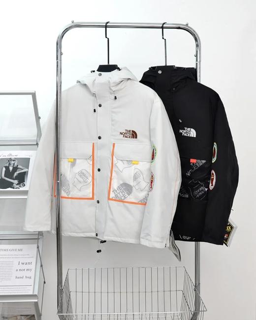 北家脑死亡联名款多徽标工装刺绣羽绒服 商品图0