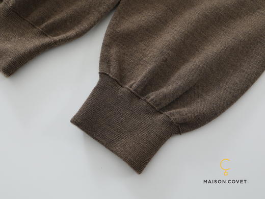 MAISON COVET 小山羊绒POLO领卫衣 商品图6