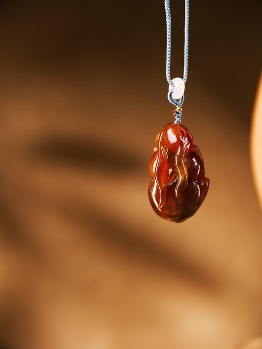 元和堂迷罗 琥珀&蜜蜡吊坠【器悟雅玩】 商品图1