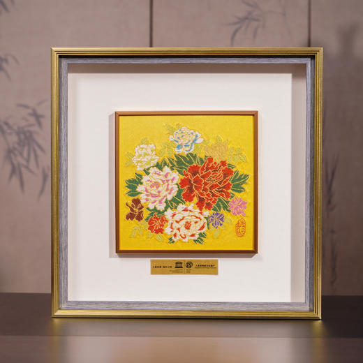 《牡丹》云锦 非遗大师手作 富贵传家宝  江宁织造府出品 商品图4