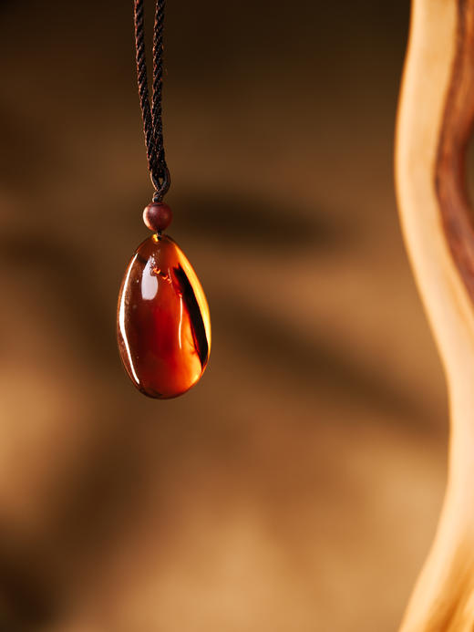 元和堂迷罗 琥珀&蜜蜡吊坠【器悟雅玩】 商品图3