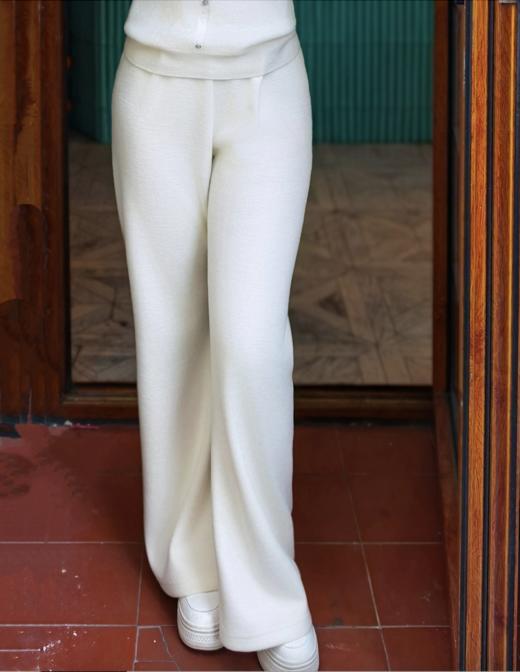 逸红颜明月优选#新升级『知识裤』高奢羊毛醋酸绒感阔腿裤, 显瘦显高，显腿长，大衣羽绒好伴侣！ 商品图0