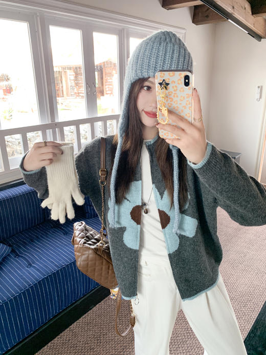 <曾小咸推荐>现货秒杀！微信超特价！灰色立领拉链毛衣外套 日常199.99 立减100 秒杀99.99！ 商品图6