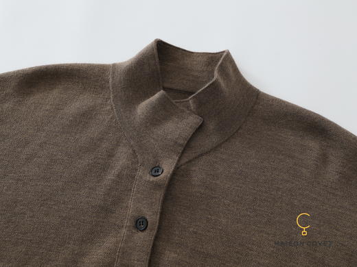 MAISON COVET 小山羊绒POLO领卫衣 商品图5