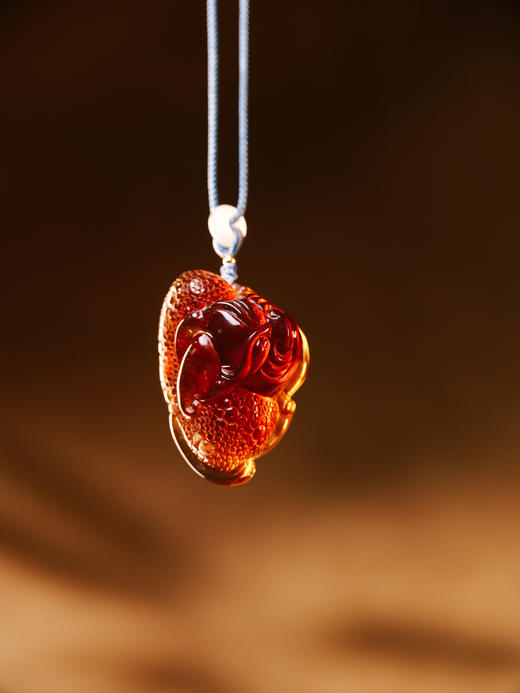 元和堂迷罗 琥珀&蜜蜡吊坠【器悟雅玩】 商品图4