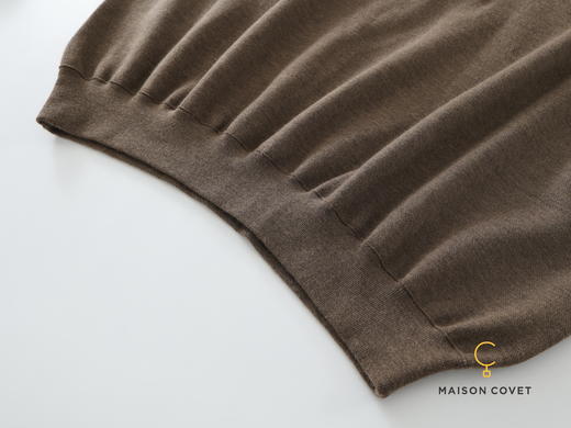 MAISON COVET 小山羊绒POLO领卫衣 商品图7