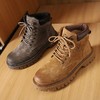 复古风户外登山靴高帮工装靴大黄靴 商品缩略图1