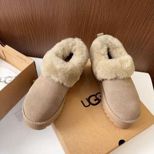 直发【隆丰羊皮毛一体】厚款，油叽叽真羊皮雪地靴 商品图7