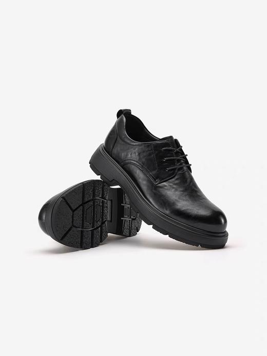 【云粉节】BF楼Bata正装皮鞋男2025冬款牛皮纹理通勤商务皮鞋92H01DM5   吊牌价1259活动价699 商品图3