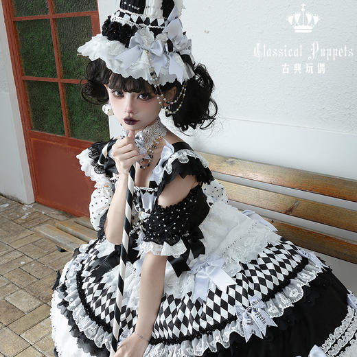 【全款预售】安东尼蛋糕日常OP 小丑少女组 古典玩偶 Lolita【2026年8月31日起发货】 商品图0