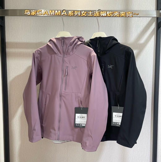 原单鸟家GAMMA HEAVYWEIGHT系列加绒女士连帽软壳夹克111901 商品图2