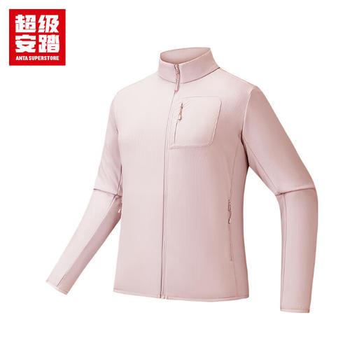 超级安踏抓绒运动外套女士秋季户外保暖多口袋内搭外穿夹克上衣162546701U 商品图2