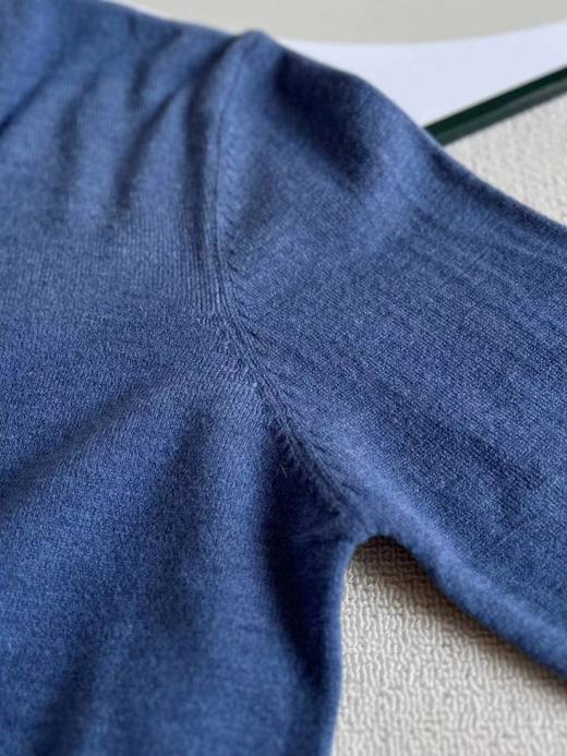 D111920秋冬新款纯色通勤上衣男保暖休闲毛衣羊绒针织衫上衣 商品图11