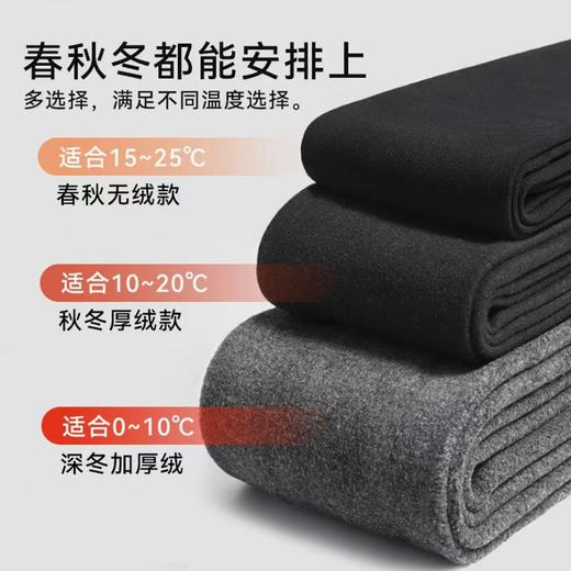 新疆长绒棉【高腰收腹无勒感❗️微压显瘦细条纹】格雷系打底裤女秋冬miu系加绒加厚打底袜仿羊绒连裤袜子。ja 商品图2