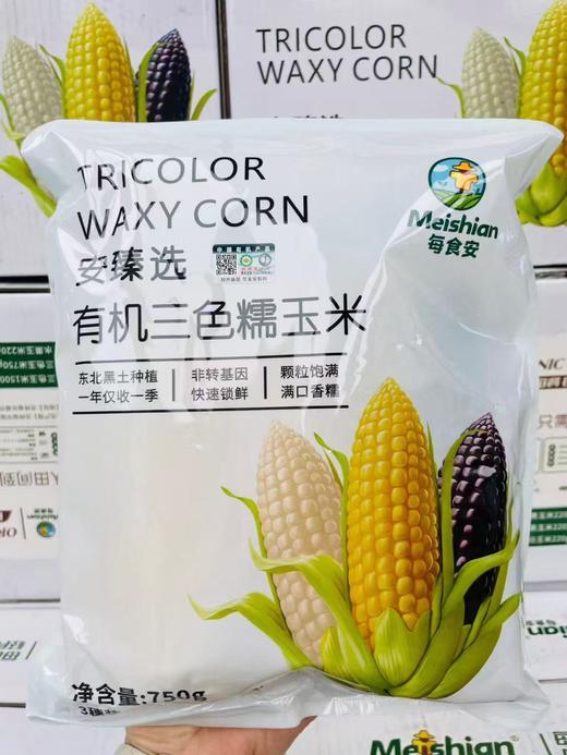 周四取货：【有机三色糯玉米】一袋750克，又甜又糯！ 商品图2