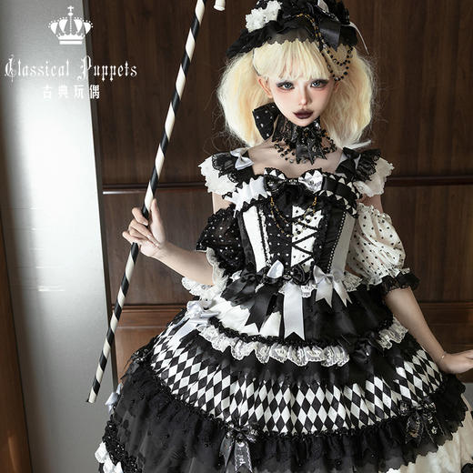 【全款预售】安东尼蛋糕日常OP 小丑少女组 古典玩偶 Lolita【2026年8月31日起发货】 商品图4