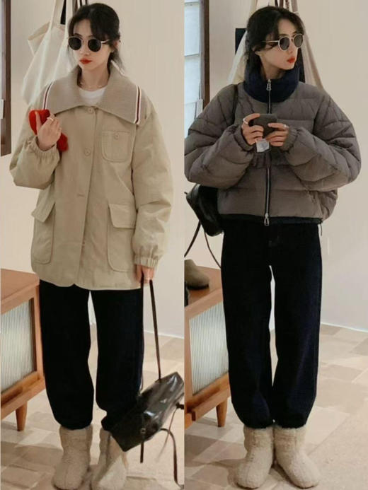 美洋同款大白鹅腹绒毛➕桑蚕丝➕绵羊毛保暖卫裤 商品图8