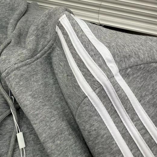 D111961万针刺绣两侧三条杠万针刺绣logo连帽卫衣外套 商品图12