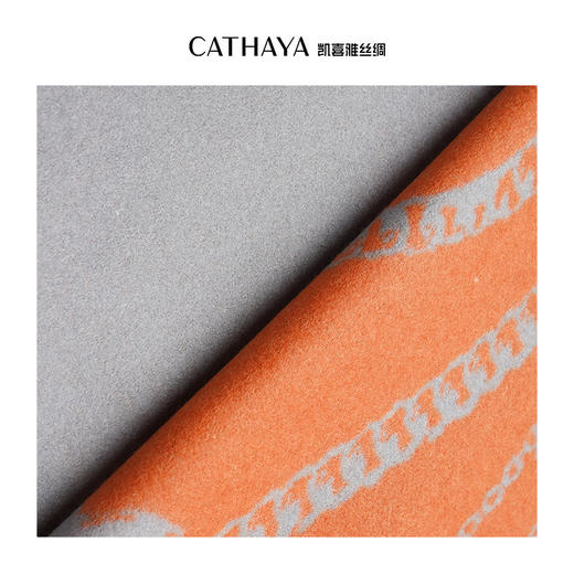 凯喜雅加宽真丝拉绒披肩 商品图3