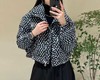 SZ6R18_绀蝶色_羽绒服_冬季_大翻领短款宽松面包服_高级女装_BERNIEELEN 伯妮斯茵 商品缩略图1