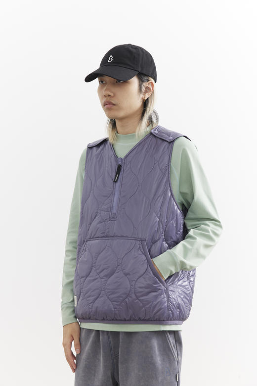 吃茶去chichaqu25秋冬新雪丽3M轻型保暖无领内胆棉服双面穿绗缝 商品图0