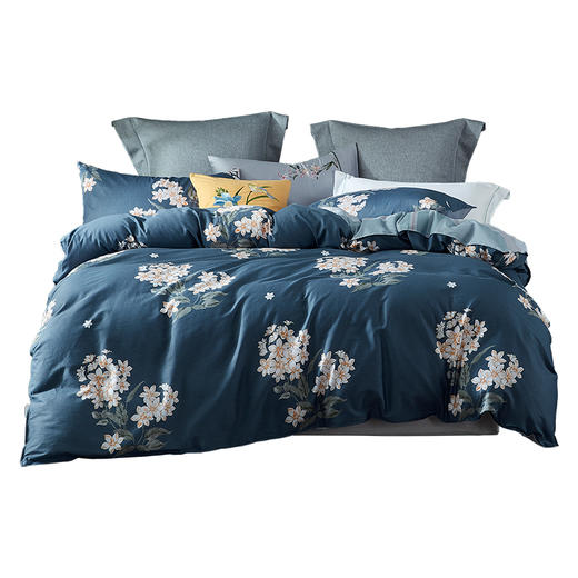 梦洁 纯棉印花四件套 梦-沐色 商品图7