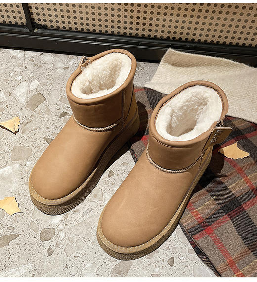 Andrew Kangaroo品牌直发 🎆安德鲁袋鼠毛毛厚底雪地靴6077 商品图5