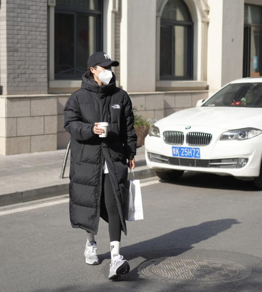 韩国订单正品北面男女长款羽绒服111904 商品图4