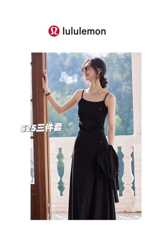 D111965秋季新款糯米裙子吊带外套三件套装 商品图12