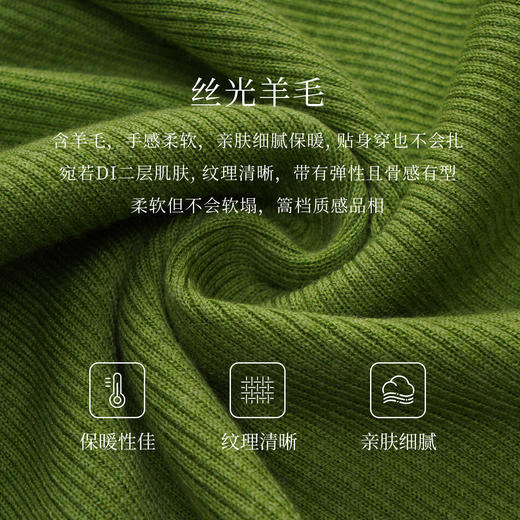 OLrain半高领毛衣女秋2025新款套头精致套头毛衣 商品图3