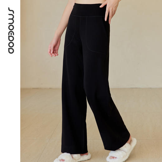 SMOEDOD/水沐伊朵长裤外穿直筒裤阔腿裤秋季休闲裤口袋运动裤6635 商品图1
